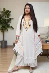 NSR 867 Pure Khadi Cottan With Embroidery Sequence Work Top With Pant Navratri Collection Best Wholesale Shop In Surat